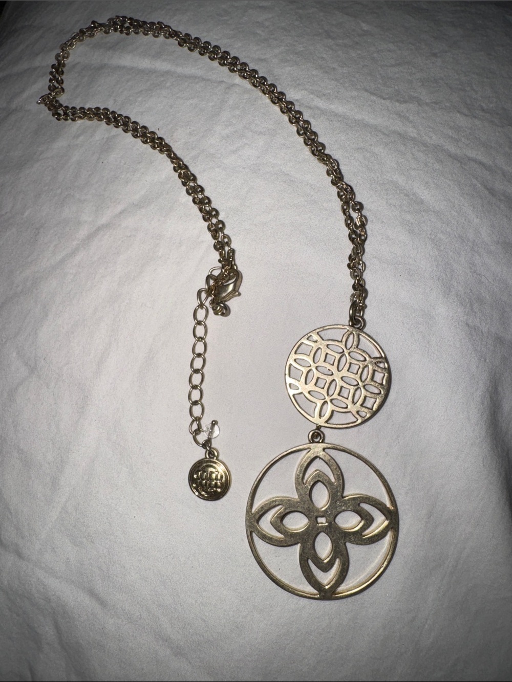 Dana Buchman Gold-Tone Filigree Pendant Necklace - Women's Jewelry
